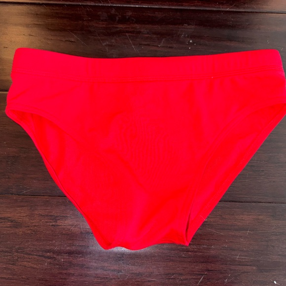 Red Swim Brief Funky Trunks Speedo Waist 30 - Picture 2 of 4